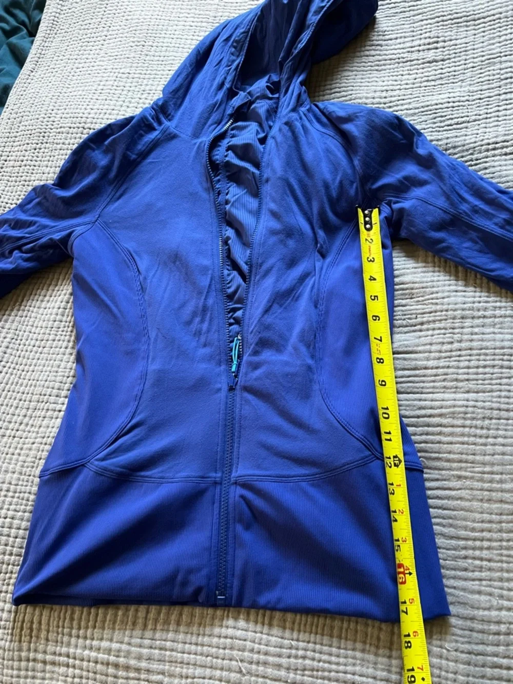 lululemon athletica Royal Blue Hooded Zip Reversible‎ Lightweight Jacket